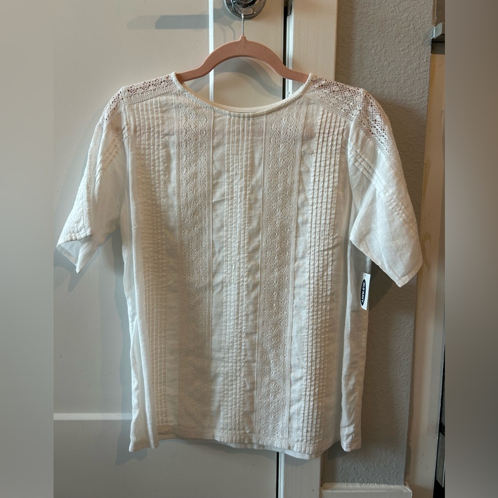 White Old Navy Blouse